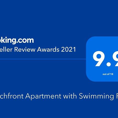 Beachfront Apartment With Swimming Pool Минделу Экстерьер фото